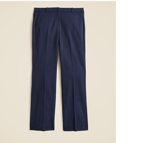 J Crew Kaya Bi Stretch Cotton Blend Workwear Pants US Women's 16 Plus New - Picture 1 of 7